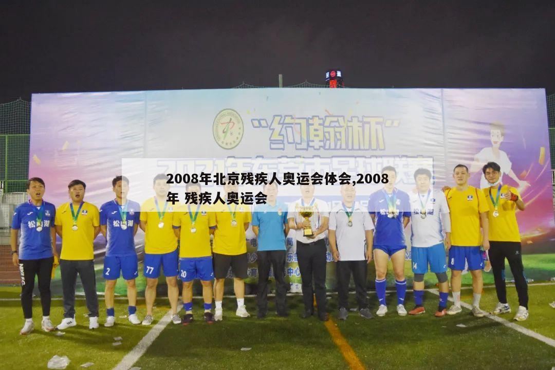 2008年北京残疾人奥运会体会,2008年 残疾人奥运会